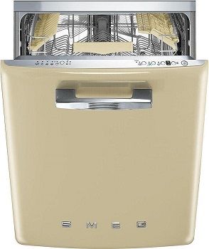 Smeg 24 50s Retro Style Fully Integrated Cream Dishwasher
