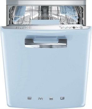 Smeg 24 50s Retro Style Fully Integrated Pastel Blue Dishwasher