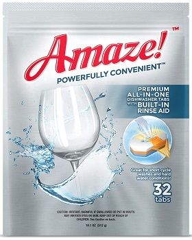 AMAZE Premium All-in-One Dishwasher Tablets