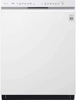 LG White Built-in Dishwasher